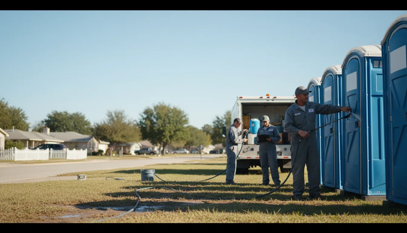 Long-Term Portable Toilet Rental in Masterson, TX near me